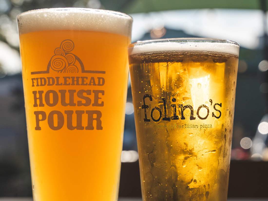 fiddlehead house pour and folinos glass